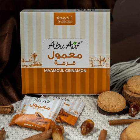 Abu Auf Maamoul with Dates & Cinnamon Box 12pcs