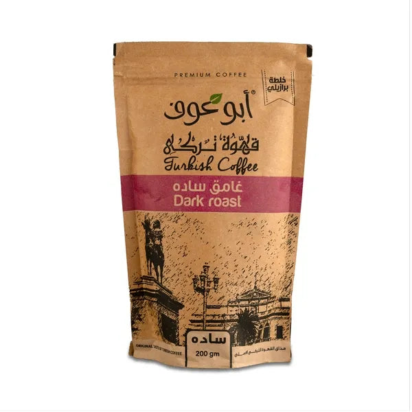 Abu Auf Shakk Coffee dark roast front pack image from Elsouk