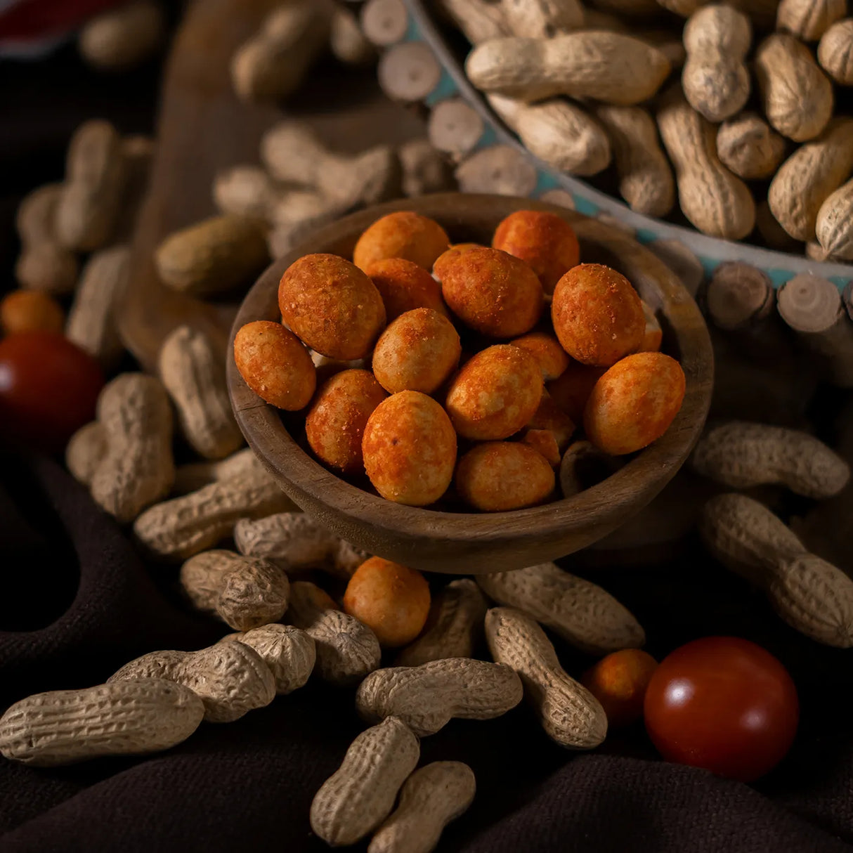 Closeup of Krikri ketchup peanuts in bowl product photo at Elsouk