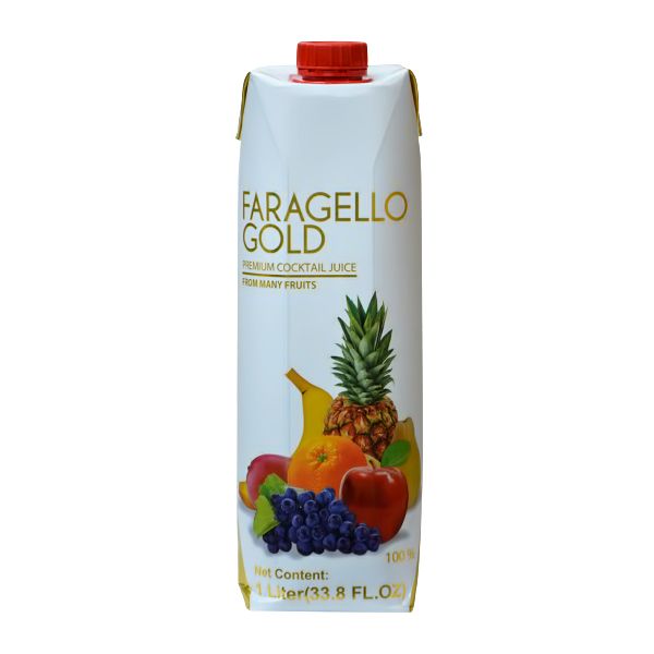 Faragello Gold Mix Juice 1L Elsouk blends tropical fruits for daily refreshment