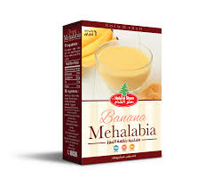 Holw El Sham Banana Mahalabia treat in 70g serving, featuring creamy banana pudding with traditional Middle Eastern flavors.