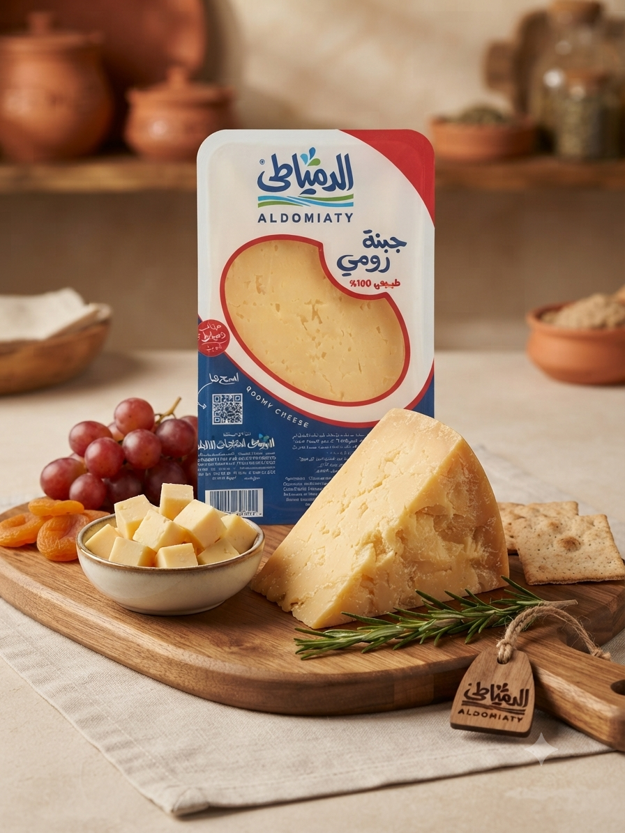 Medium Roumy Cheese Block 200g – جبنة رومي وسط قطعة