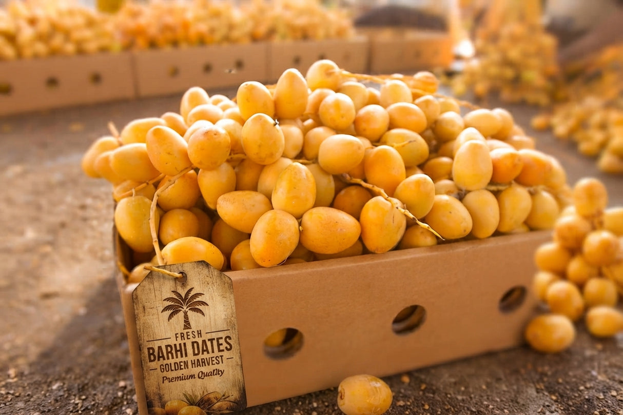 Fresh Premium Barhi Dates 4lbs - بلح برحي