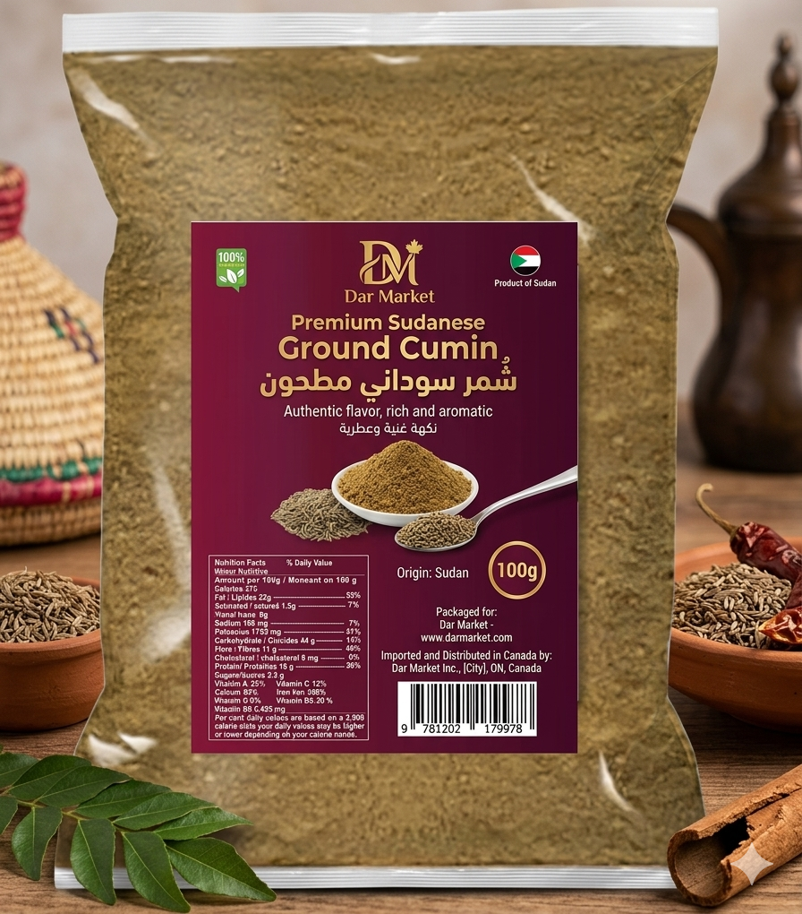 Sudanese Ground Cumin شُمر سوداني مطحون