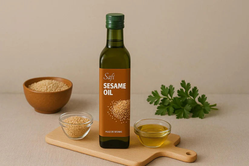 Safi Pure Cold-Pressed Sesame Oil (زيت سمسم صافي)