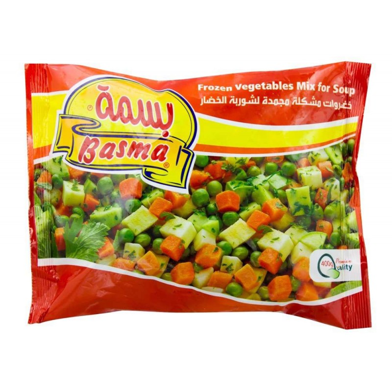 Basma Mix Vegetable 400g خضروات مجمدة مشكلة لشوربة الخضار