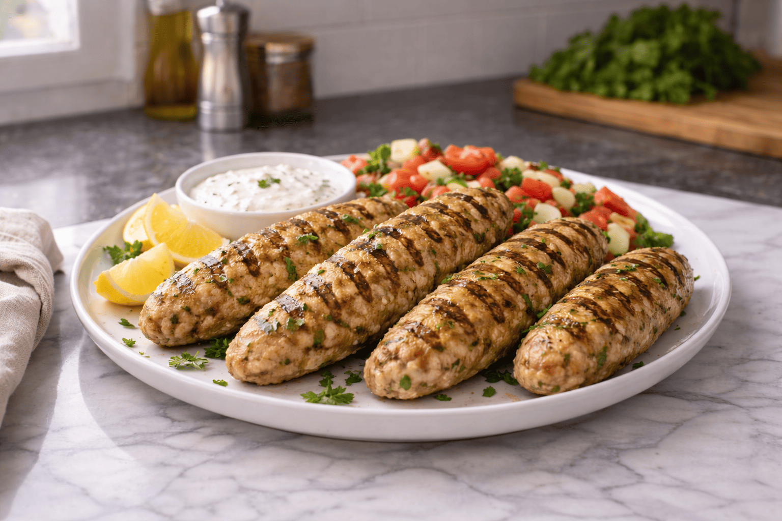 Grilled Chicken Kofta Easy Authentic Recipe Elsouk