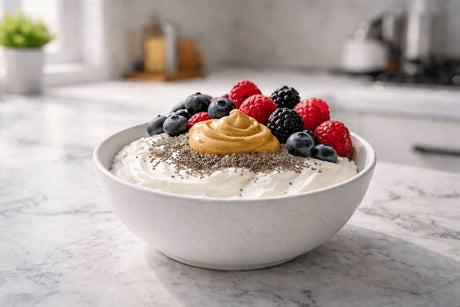 Complete yogurt bowl high protein breakfast preparation Elsouk
