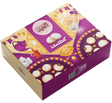El Abd plain Kahk 1kg, traditional Egyptian cookies with a golden-brown, round shape and smooth surface on a white plate.