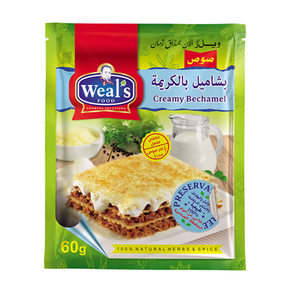 Weal's Bashamel 420g Elsouk adds creamy texture to baked pasta dishes

