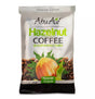 Packet of Abu Auf Hazelnut Coffee in 100g size, featuring hot drink packaging with hazelnut flavor and branding.