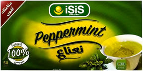 iSiS Mint filter pack with 50 filters for water purification, featuring fresh mint flavor branding.