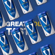 V7 V Super Cola 300ml caffeine-free cola soft drink bottle with clear label and cap, on white background.