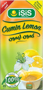iSiS cumin with lemon flavor filter pack, 20 filters for aromatic herbal infusion or tea preparation.