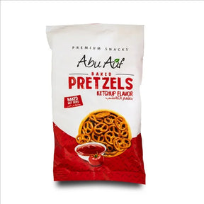 Pretzels Ketchup Flavor Abu Auf Elsouk crispy baked snack 30g Canada