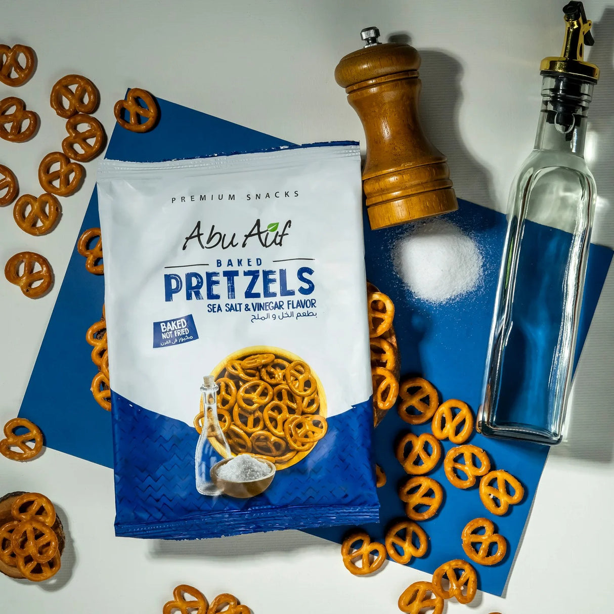Abu Auf Pretzels with Sea Salt Flavor (30g)