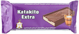Chocolate wafer Katakito with milk cream from Elsouk 12 pieces snack pack in a different light

