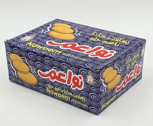 El Shamadan Nawaem Plain Biscuits - BOX 12 Pcs * 48gm