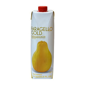 Faragello Gold, Pomegranate Juice, 235ml, white and red carton with fruit image, available at Elsouk Canada