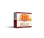 Holw El Sham apricot jelly treat in a 70g serving, showcasing a jar of smooth, golden apricot jelly with a spoon.