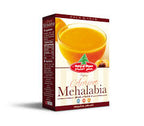 Holw El Sham Apricot Mahalabia treat in a 70g serving, creamy apricot-flavored pudding with a smooth texture.