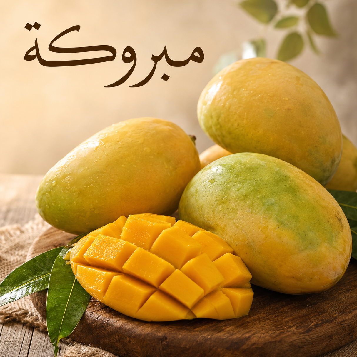 Egyptian Mabrouka Mango Gross Weight 2 KG  - مانجو مبروكة مصرية