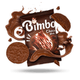El Shamadan Bimbo Chocolate Max Biscuits filled and coated, 12-pack, featuring chocolate-filled cookies with a coated exterior.