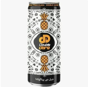 Double Dare, Carbonated Soft Drink, Pinacolada Flavor, 250ml, Made in Egypt, product photo on white background, available at Elsouk