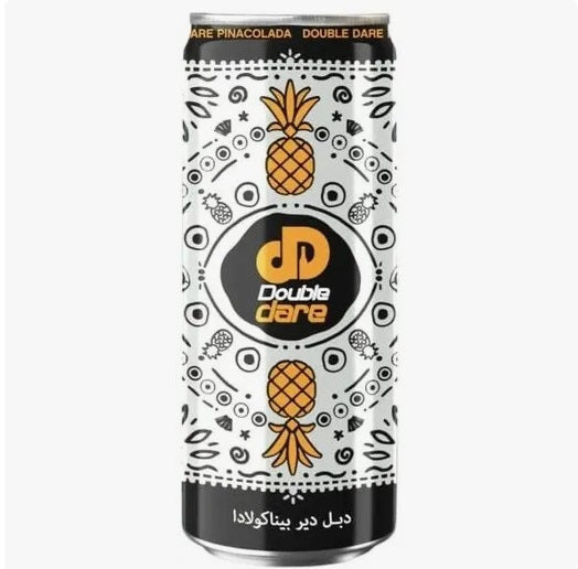 🎁 Double Dare - Carbonated Soft Drink - Pinacolada Flavor (250ml) - Made in Egypt (100% off)