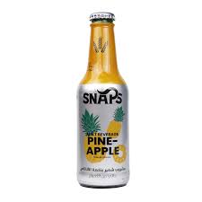 🎁 Snaps Non-Alcoholic Malt Drink Pineapple Flavor (250 ml) - Made in Egypt (100% off)