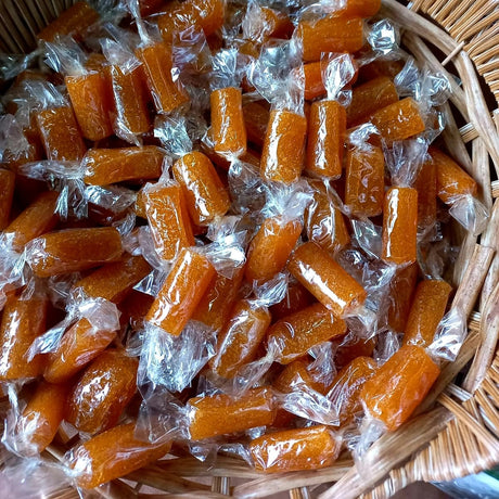 Ararat Qamar Al Din Fingers 500g, traditional apricot fruit leather with soft, chewy texture and vibrant orange color.