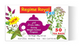 ISIS Royal Slimming Tea, 50-bag package, showing the box with tea bags inside and branding in a clean, natural setting.