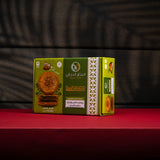 Tamriati Rahayef Dates with Thyme and White Wheat, 450g, showing the packaged sweet dates with herbs and grains.